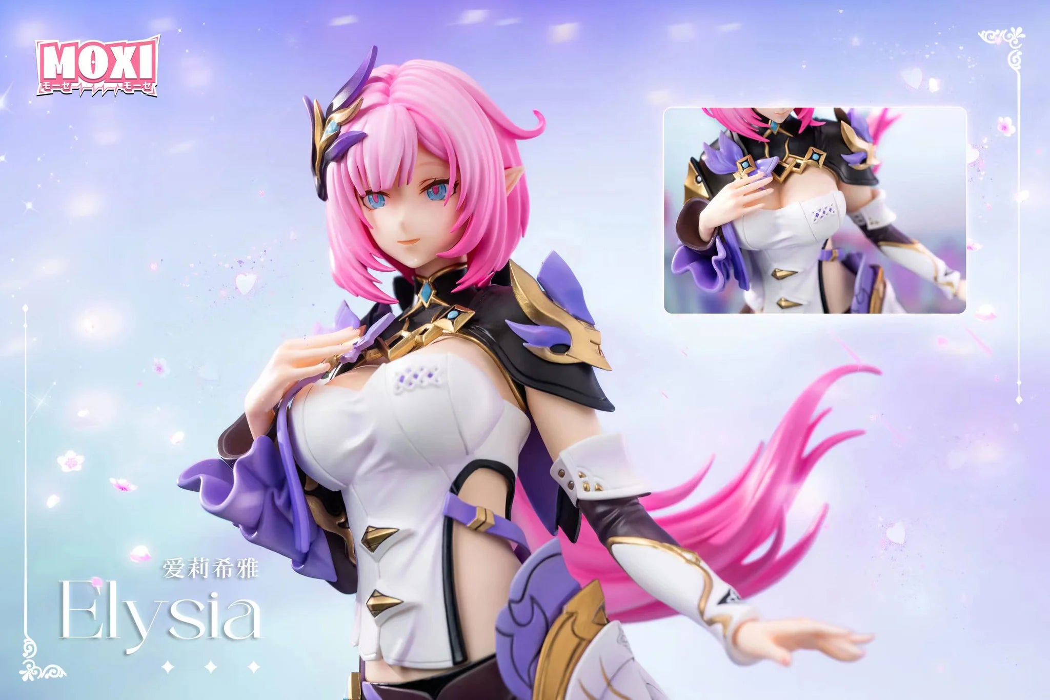 【Sold out】1/4 Scale Pink Leprechaun Ver. Elysia - Honkai Impact 3rd Archives - MOXI Studio