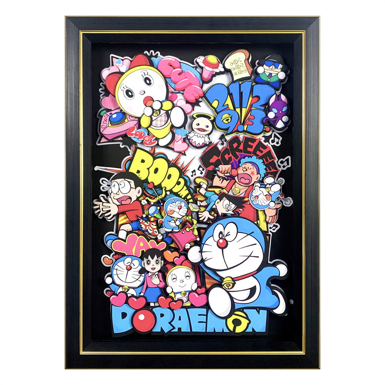 【In stock】3D Decorative Paint of Doraemon & Nobita Nobi-Doraemon-momo Studio