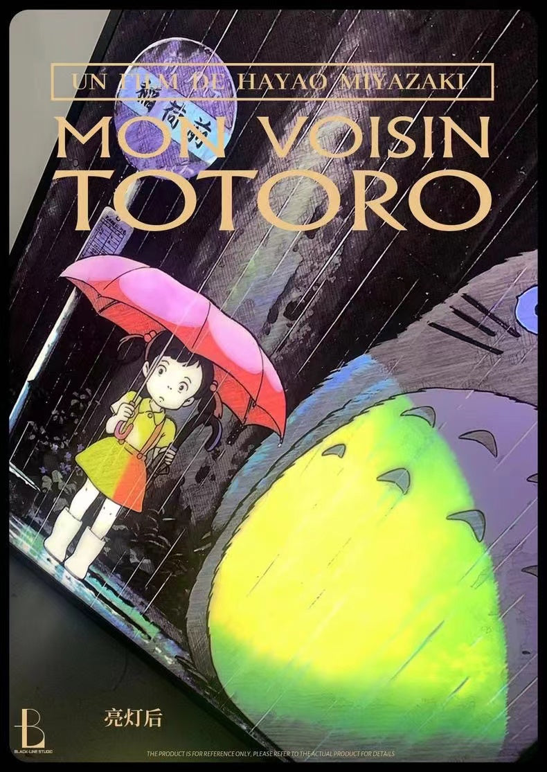 【In stock】Decorative Painting of My Neighbour Totoro-Studio Ghibli-Black Line Studio