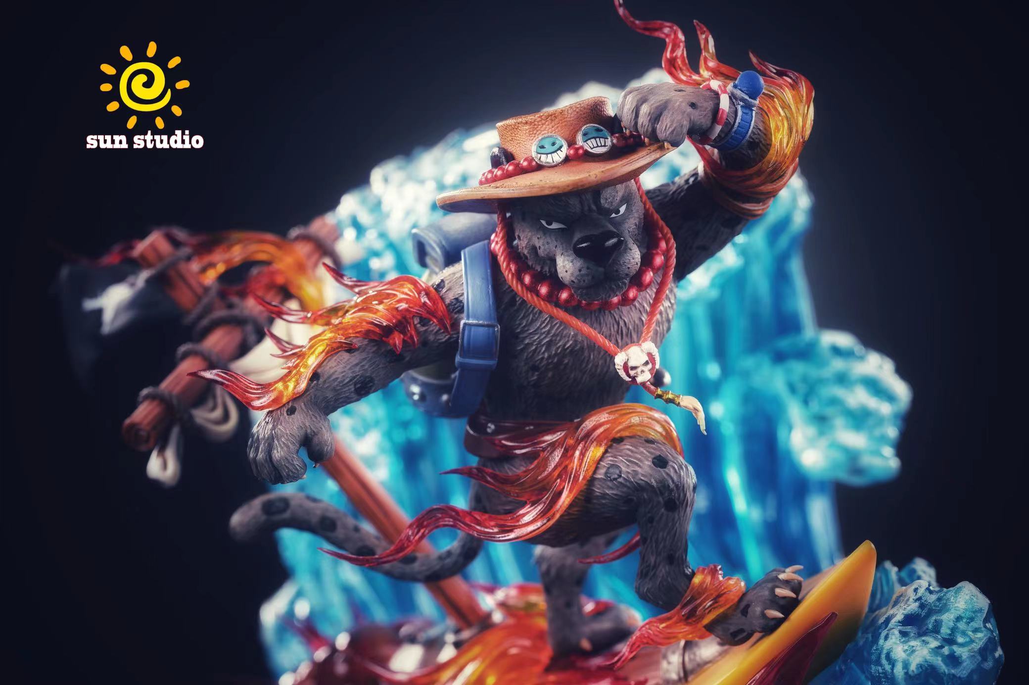 【Pre-sale】Black Leopard Ace & Striker-One Piece-Sun Studio