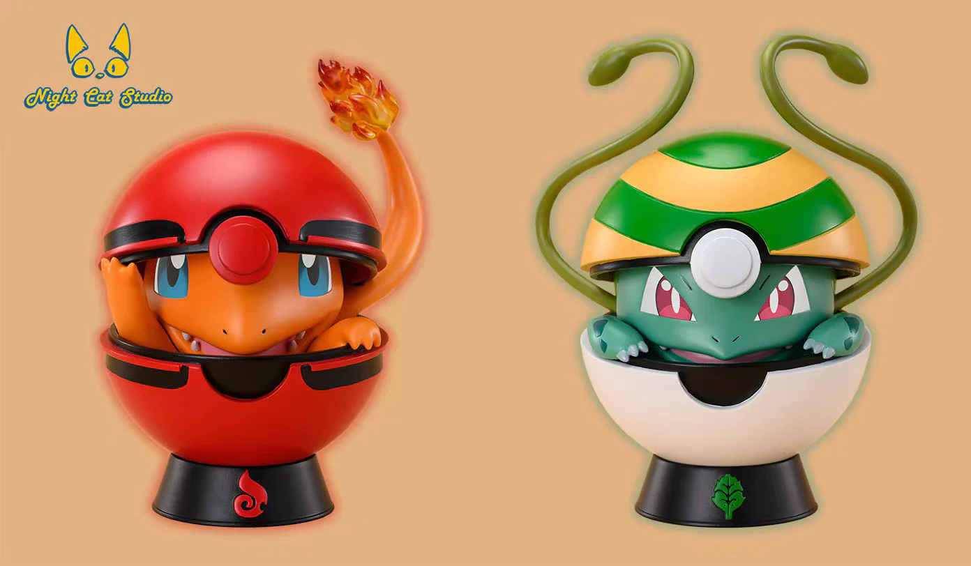 【In stock】1/1 Scale Pokemon Poké Ball 002-Pokemon-Night Cat Studio