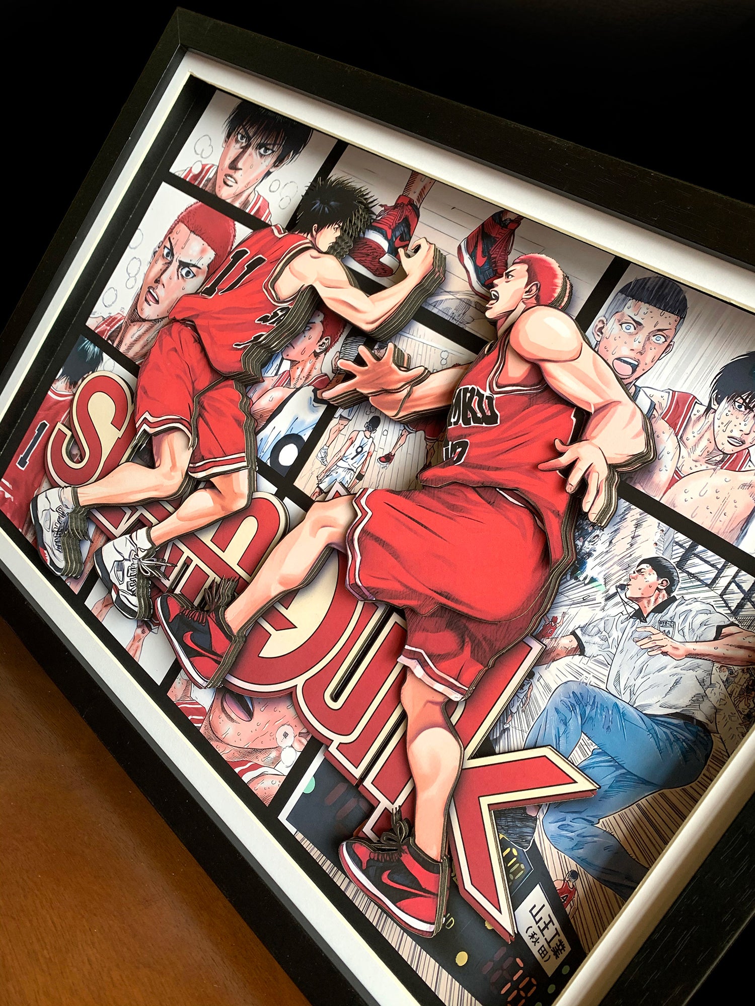 【In stock】Decorative Painting of Rukawa Kaede & Sakuragi Hanamichi-Slam Dunk-Mystical Art Studio