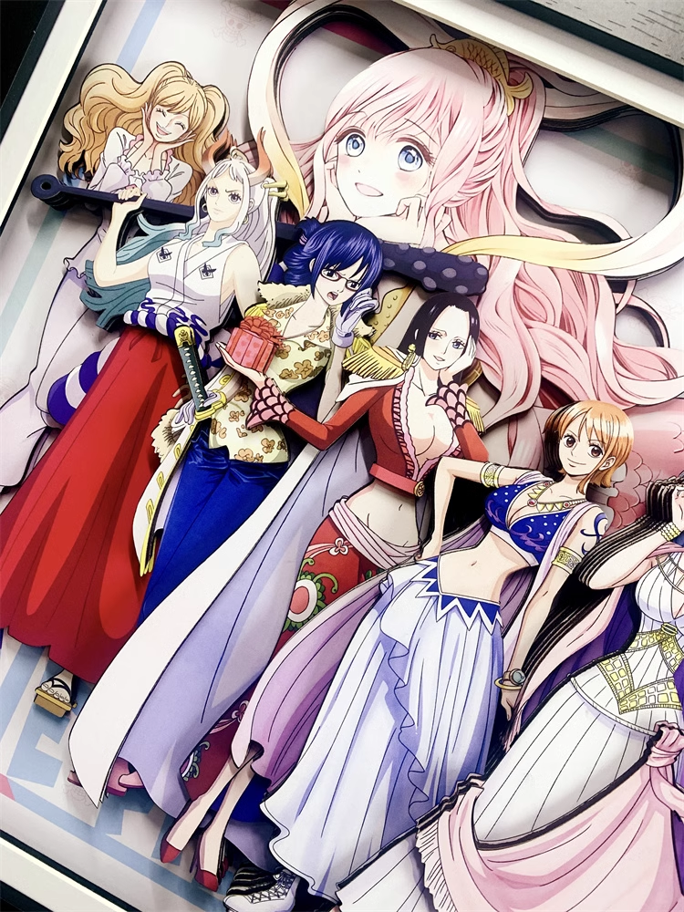 【In stock】Decorative Painting of Boa Hancock, Nami & Robin-One Piece-momo Studio