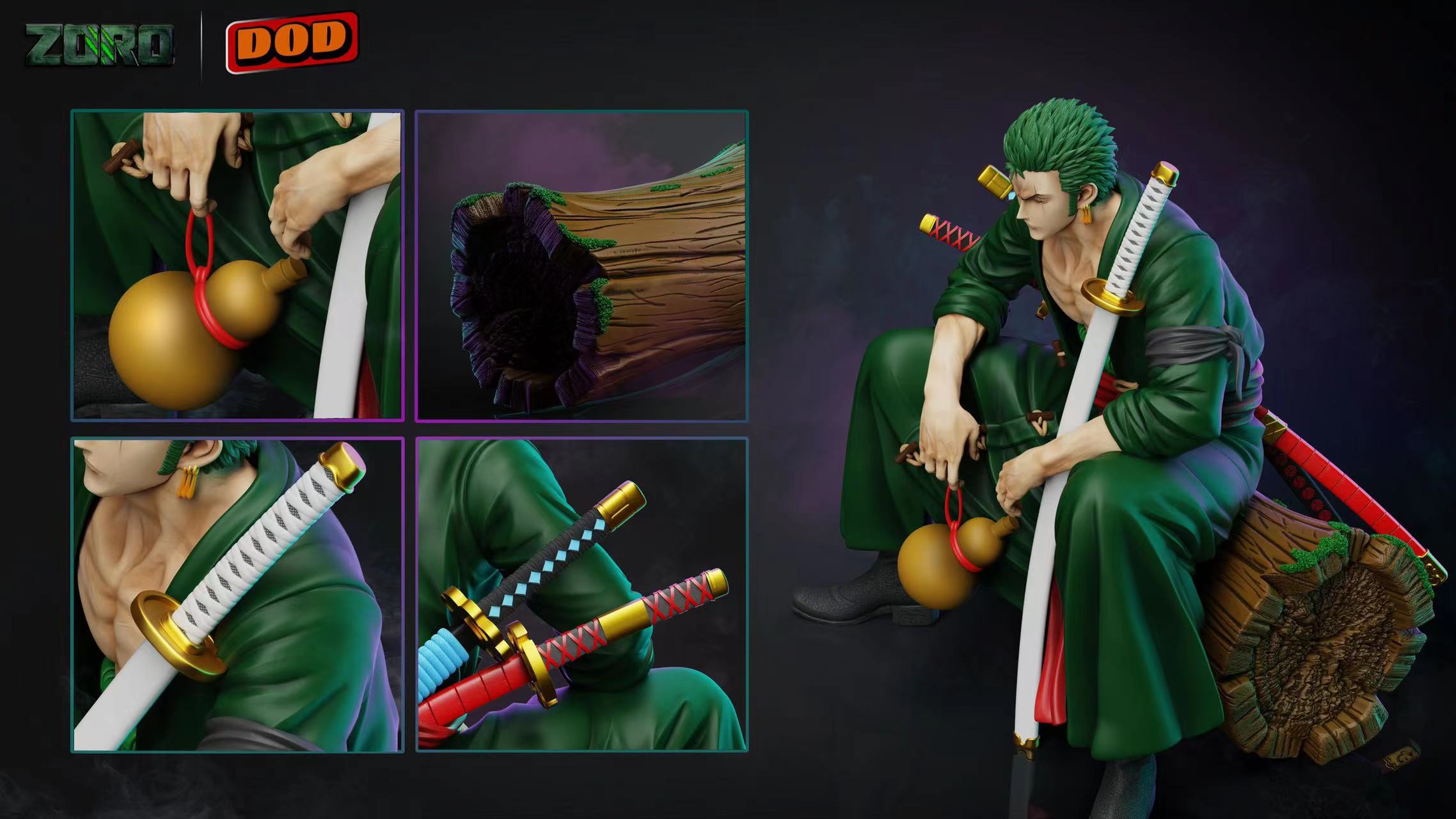 【Pre-sale】Sitting Roronoa Zoro-One piece-DOD Studio
