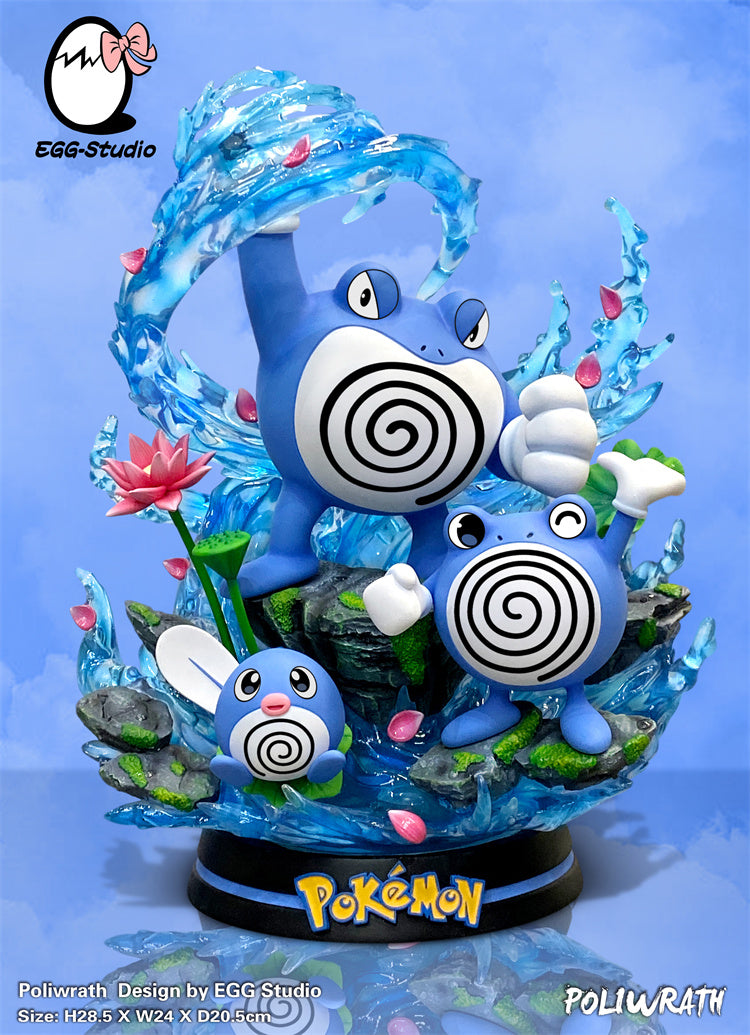 【In stock】Evolution of Poliwrath-Pokemon-EGGS Studio