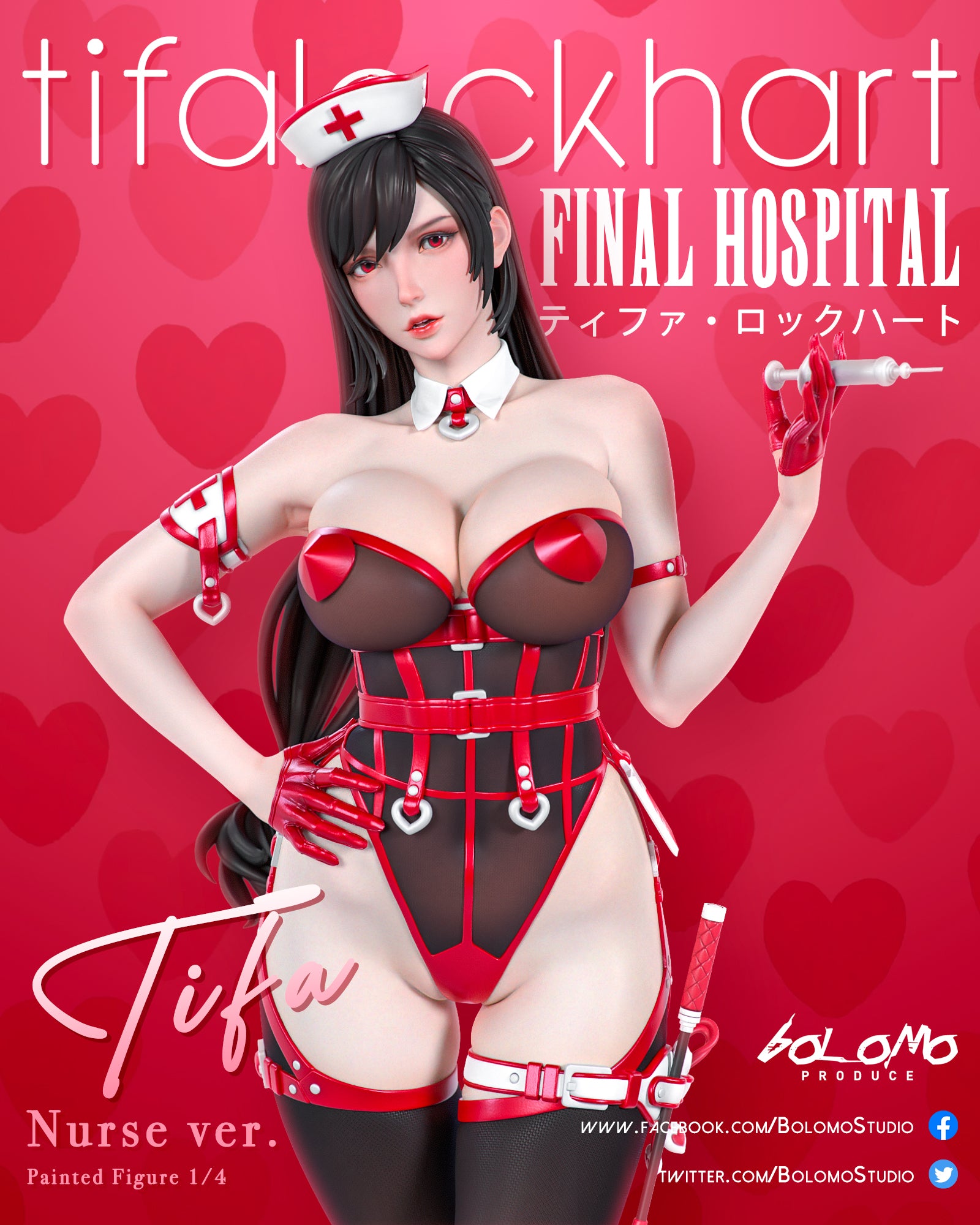【Pre-sale】1/4 Scale Nurse Tifa-Final Fantasy-Bolomo Studio