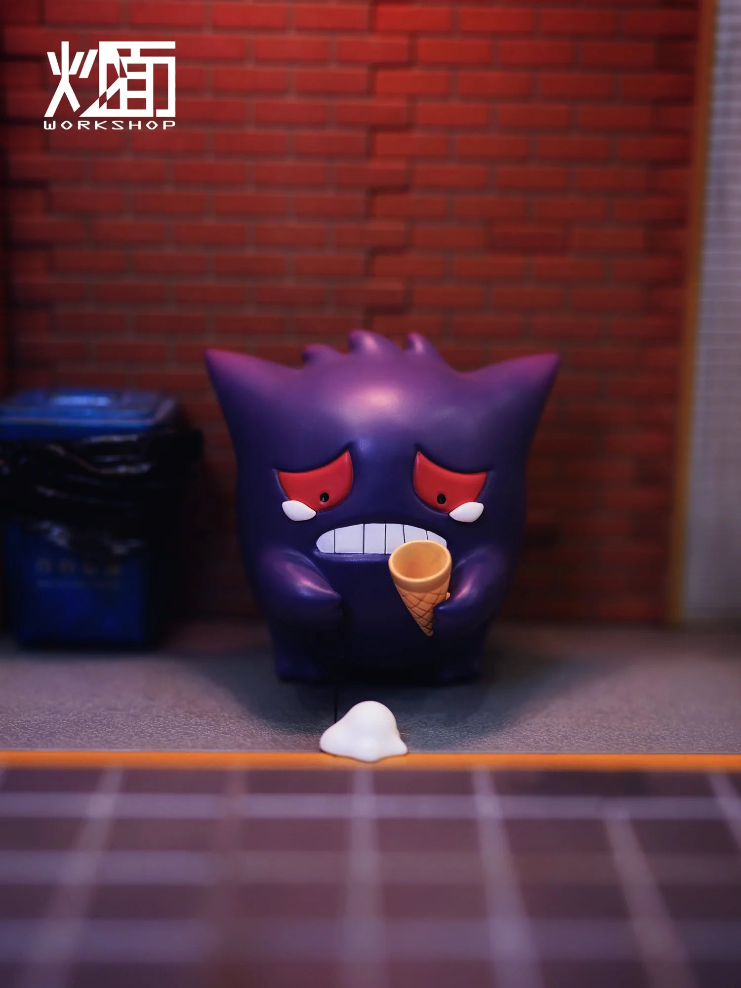 【In stock】Cute Series 001 Wronged Gengar - Pokemon Resin Statue - CM Studio