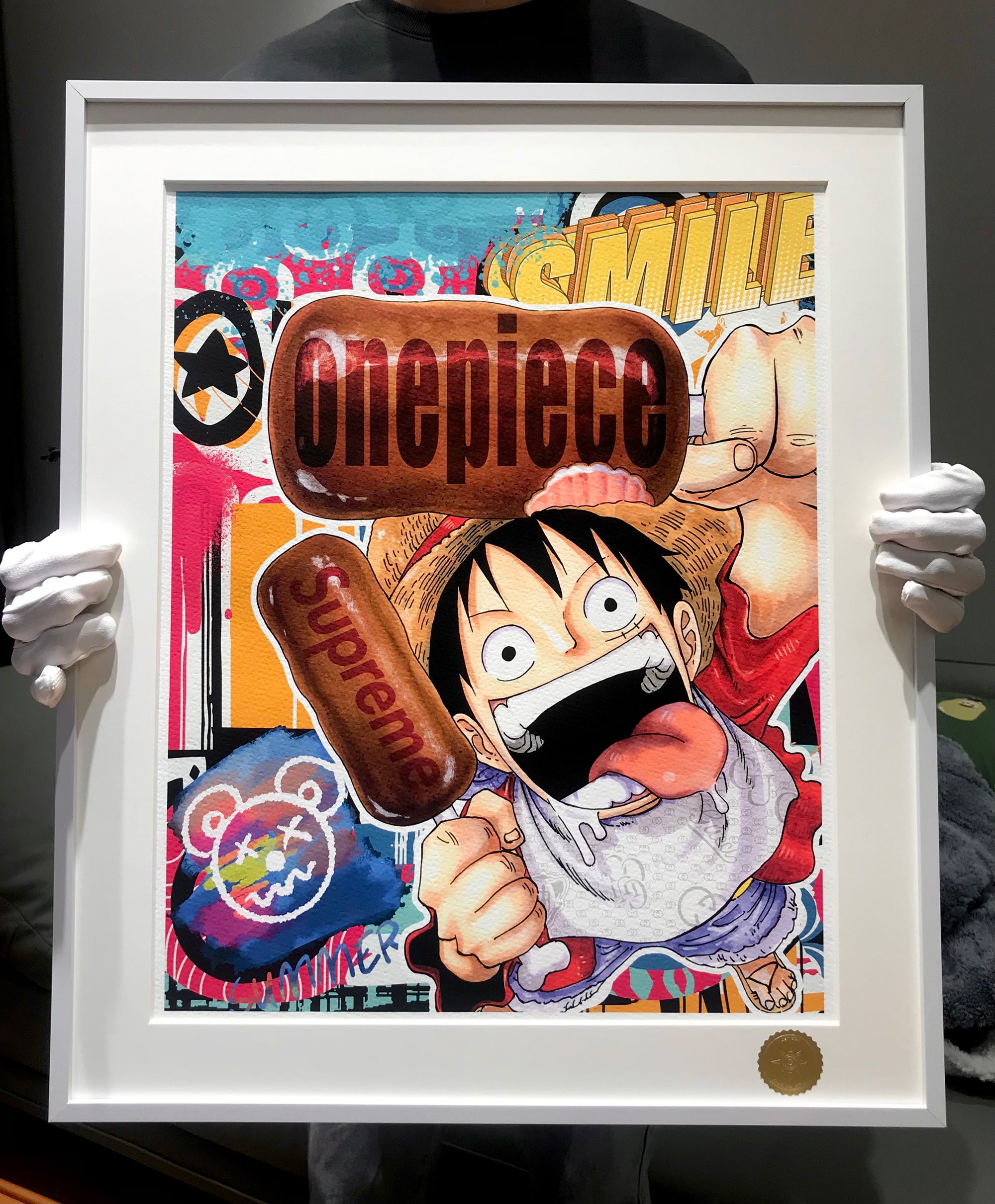 【Pre-sale】Decorative Paint of Trend Painting JoyBoy/Monkey D. Luffy - One piece-Mystical Art Studios