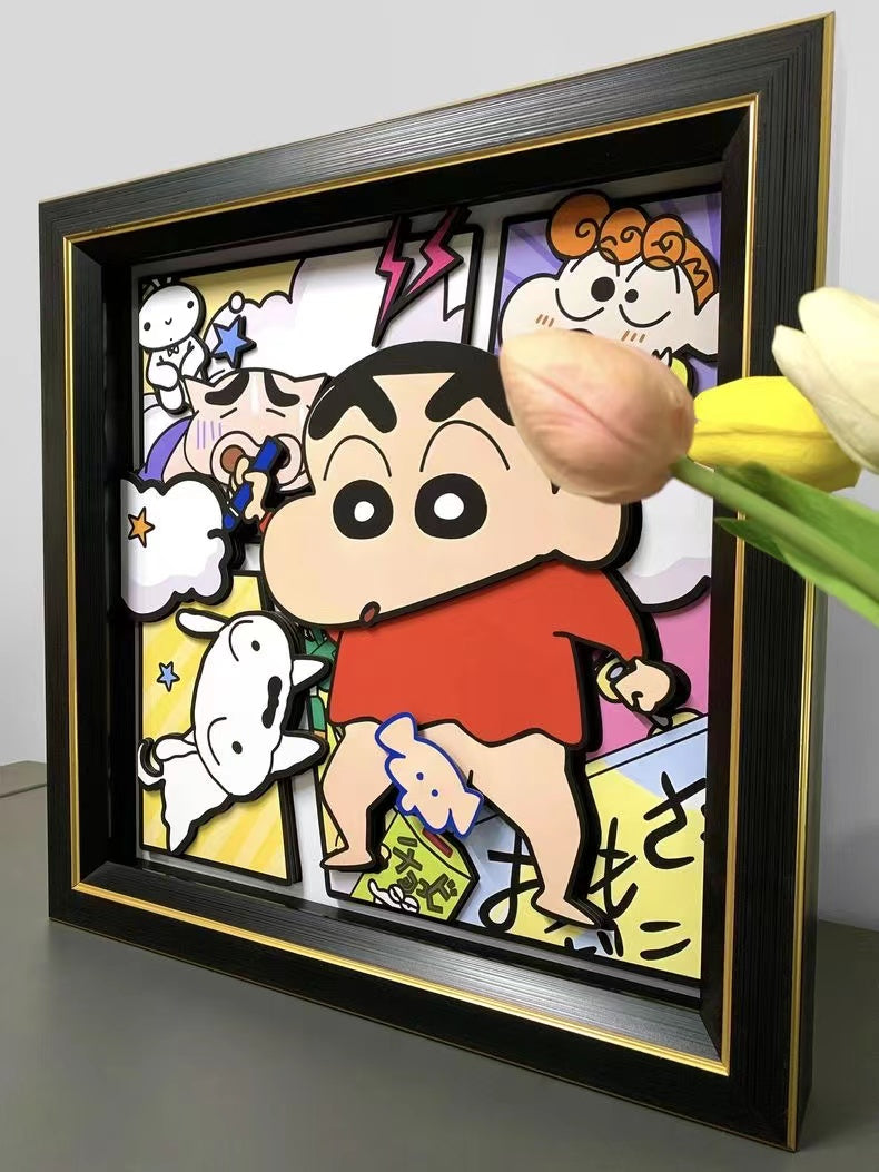 【In stock】Decorative Painting of Crayon Shin-chan-momo Studio