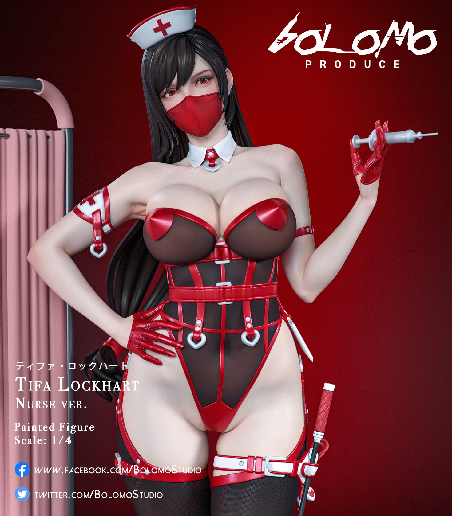 【Pre-sale】1/4 Scale Nurse Tifa-Final Fantasy-Bolomo Studio