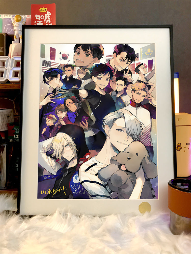 【Pre-sale】Characters of Yuri!!! on Ice Decorative Painting-Yuri!!! on Ice-XingKong Studio