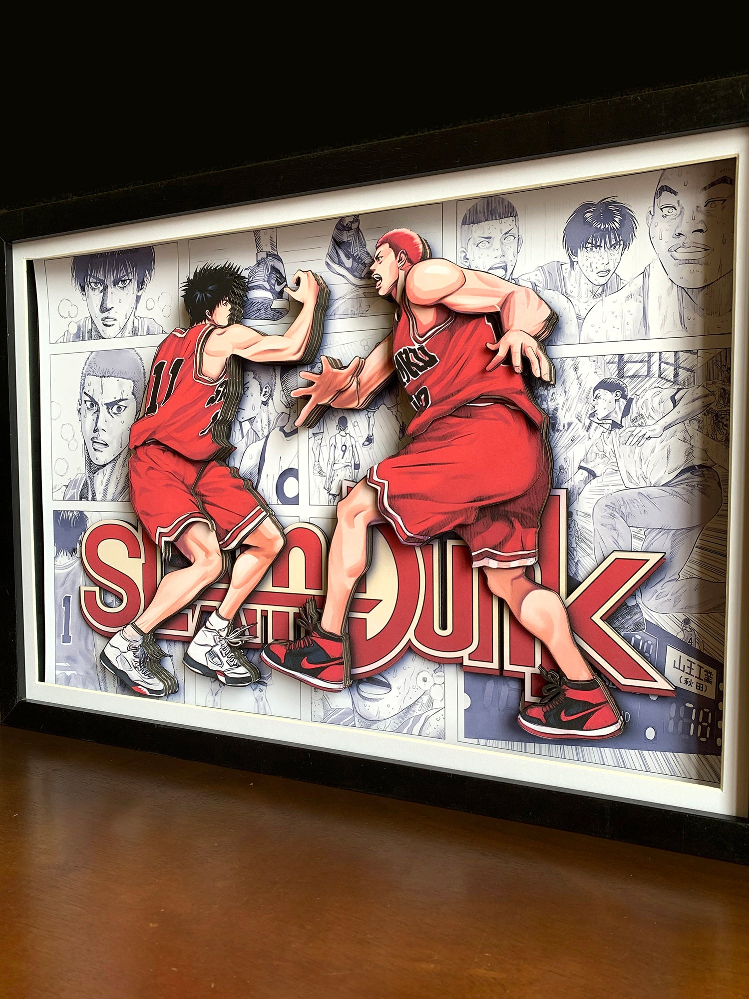 【In stock】Decorative Painting of Rukawa Kaede & Sakuragi Hanamichi-Slam Dunk-Mystical Art Studio