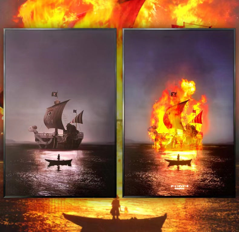 【Pre-sale】Decorative Painting of Goodbye Merry-One Piece-Mystical Art Studio