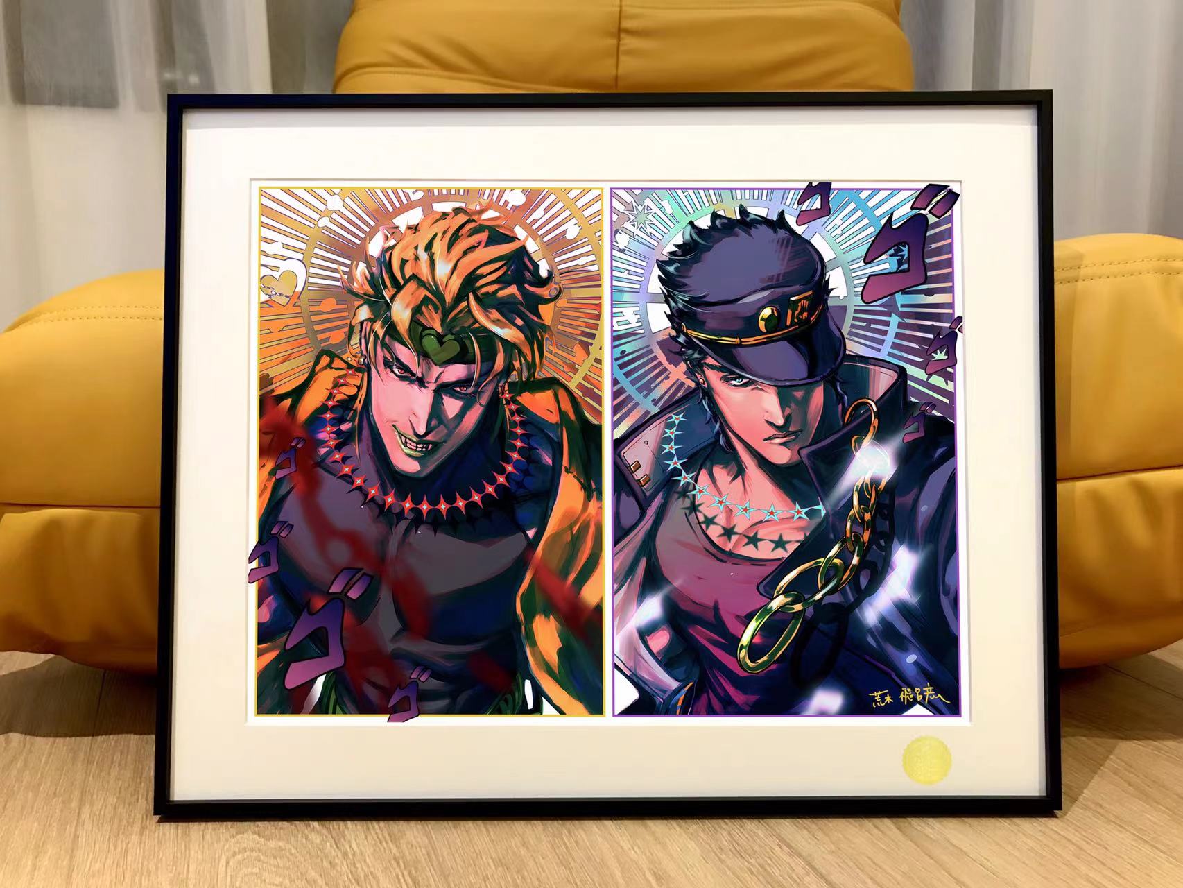 【Pre-sale】Decorative Painting of Jojo vs Dio-JoJo's Bizarre Adventure-XingKong Studio