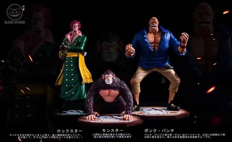 【Pre-sale】Bonk Punch, Rockstar & Monster-One piece-Black Studio