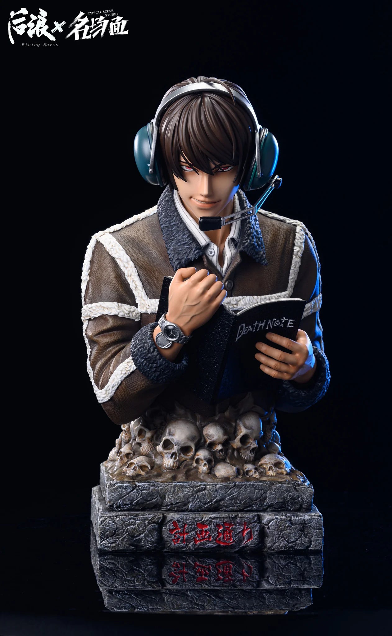 【Sold out no more】1/3 Scale Light Yagami Bust Statue - Death Note  - Rising Waves Studio
