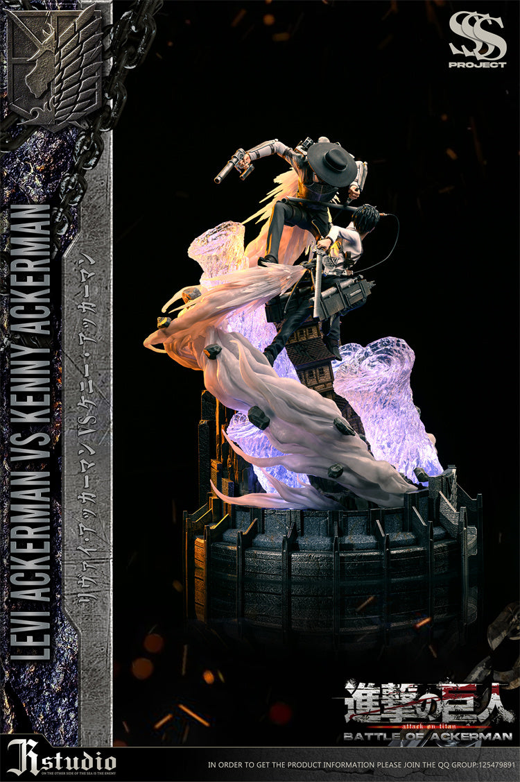 【Sold out】Version A Levi VS Kenny-Attack on Titan-JR Studio