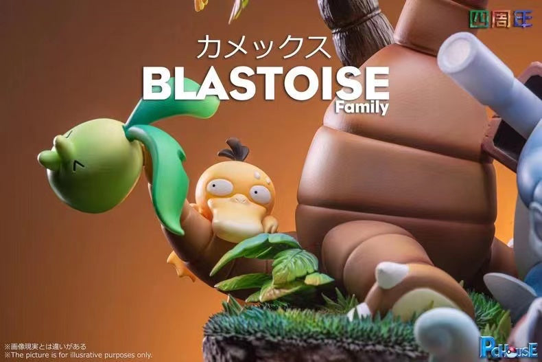 【Sold out】Blastoise Family-Pokemon-PC house Studio