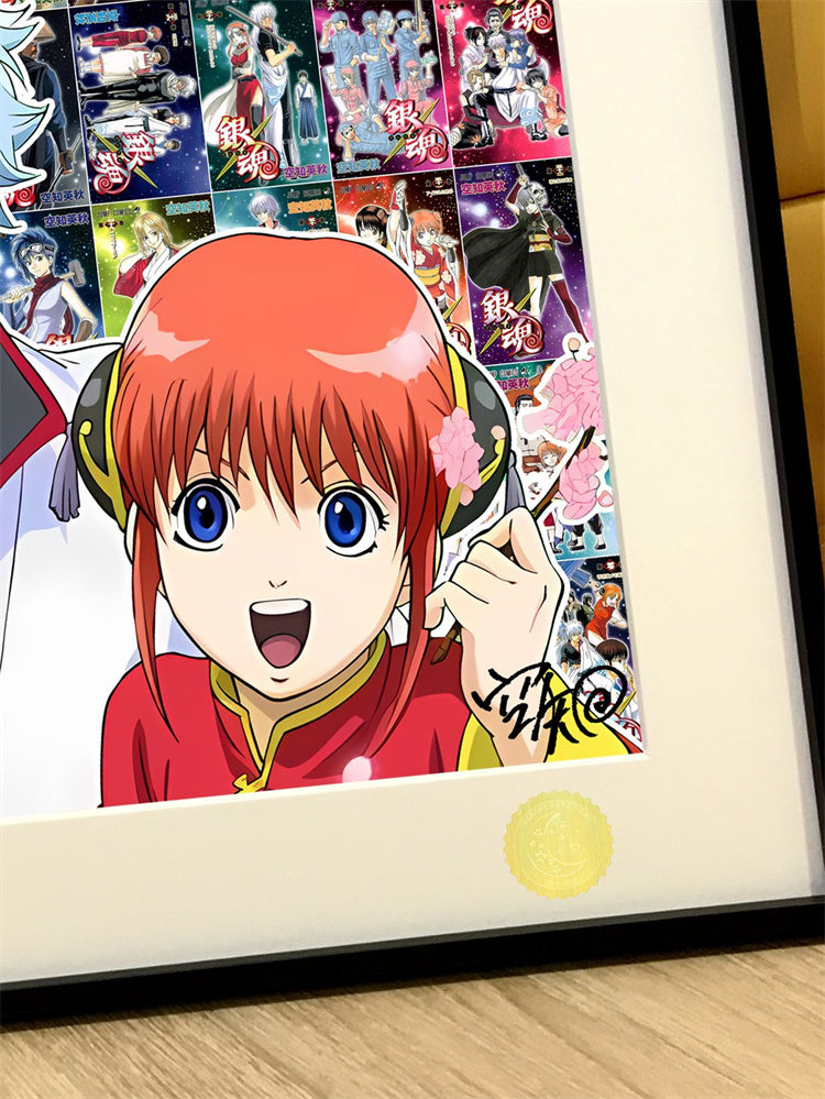 【Pre-sale】Sakata Gintoki, Shimura Shinpachi & Kagura GINTAMA 19th Anniversary Decorative Painting-GINTAMA-XingKong Studio