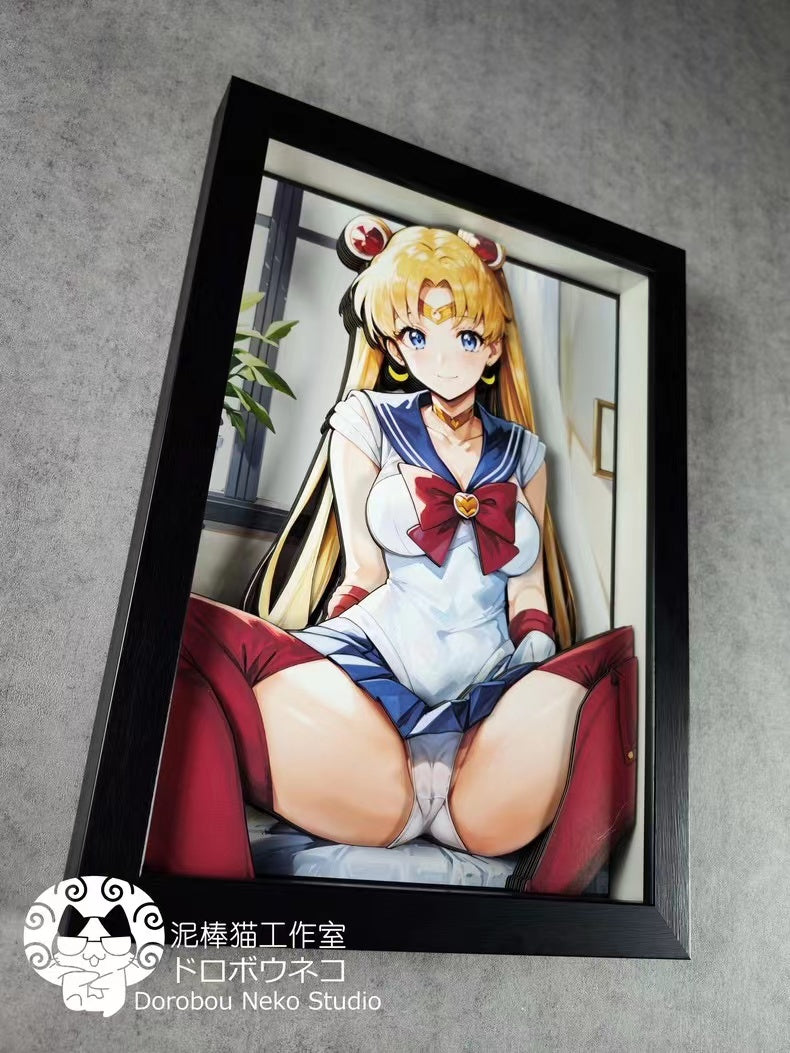 【In stock】DSMG-017 Decorative Painting of Tsukino Usagi-Sailor Moon-Dorobou Neko Studio