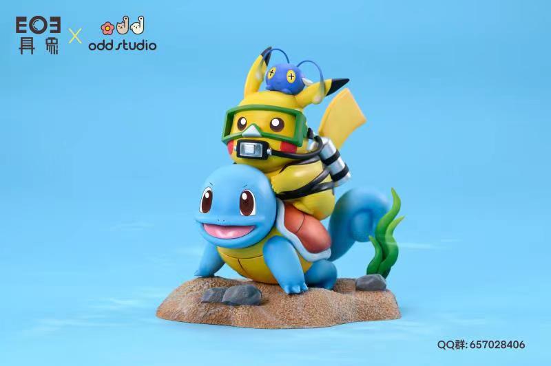 【Pre-sale】Squirtle, Lantern Fish & Dive Pikachu-Pokemon-JuXiang Studio