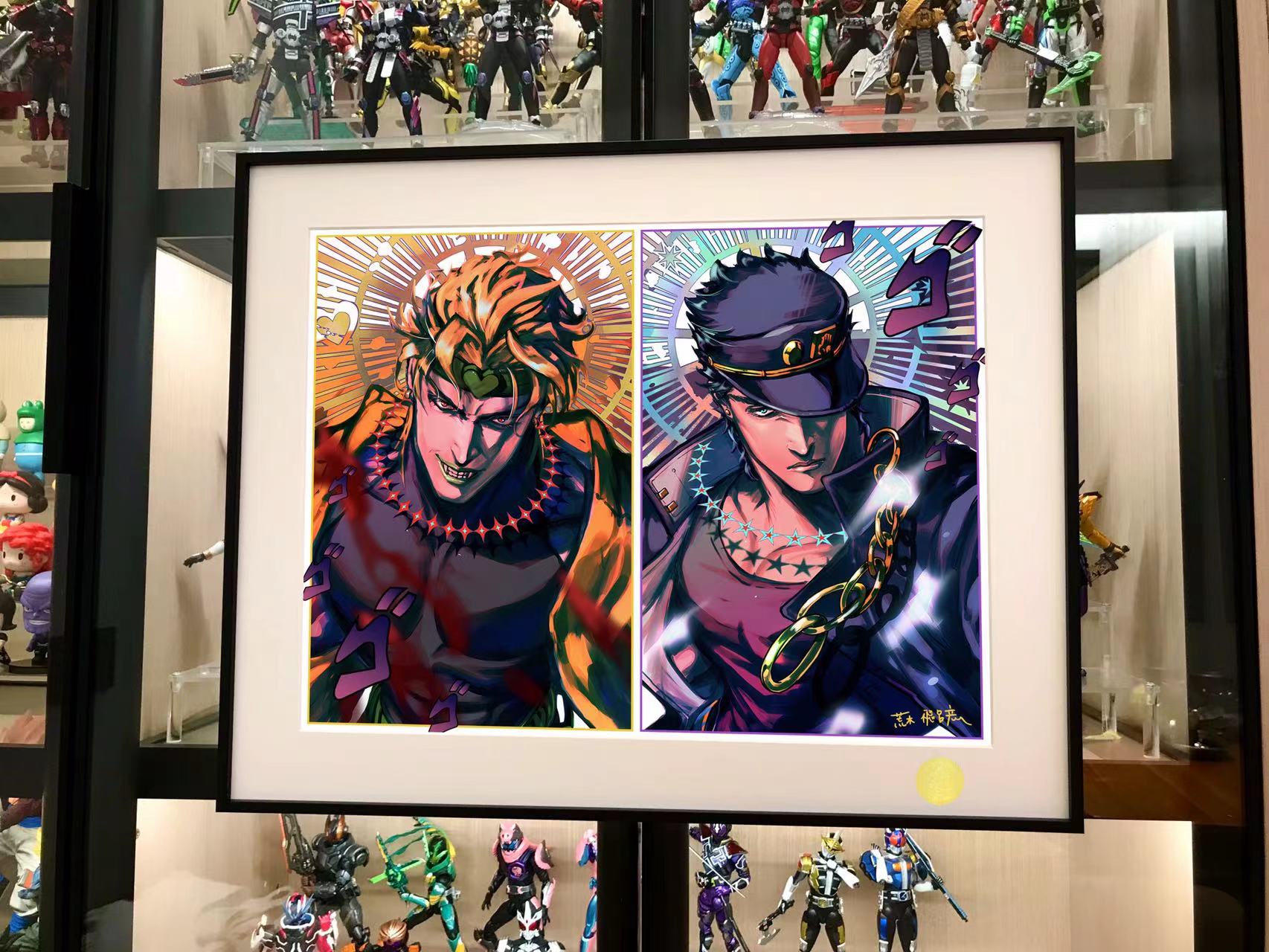 【Pre-sale】Decorative Painting of Jojo vs Dio-JoJo's Bizarre Adventure-XingKong Studio