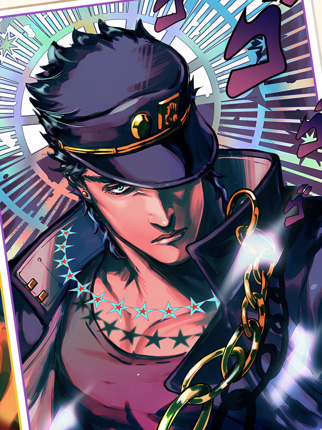 【Pre-sale】Decorative Painting of Jojo vs Dio-JoJo's Bizarre Adventure-XingKong Studio