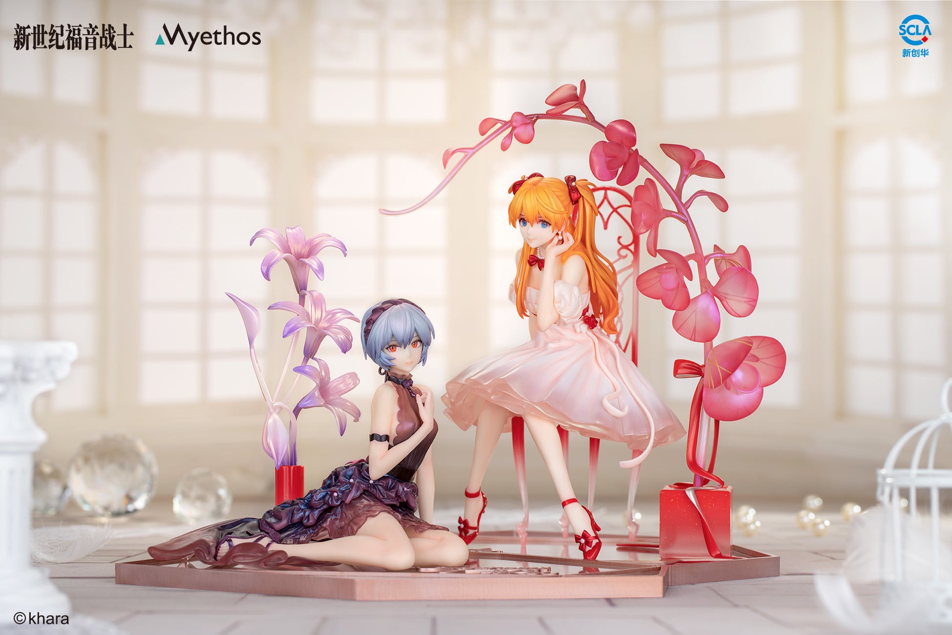 【Pre-sale】1/7 Scale Rei Ayanami & Asuka Langley Soryu-(EVA) Neon Genesis EVAngelion-Myethos Studio