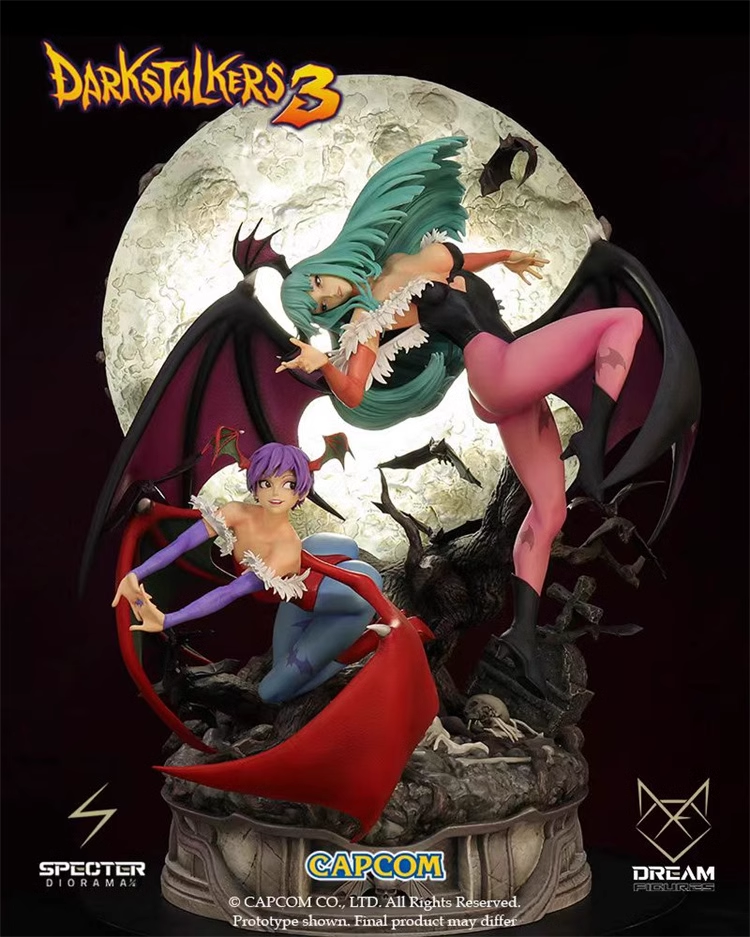 【In stock】1/6 Scale Lilith & Morrigan-Dark Stalkers-Dream Figures Studio