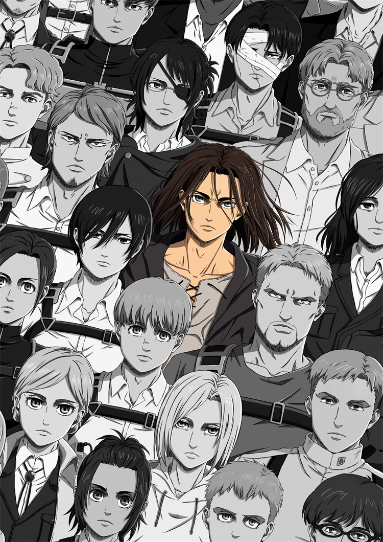 【Pre-sale】Decorative Painting of Characters of Attack on Titan-Typical Scene Studio
