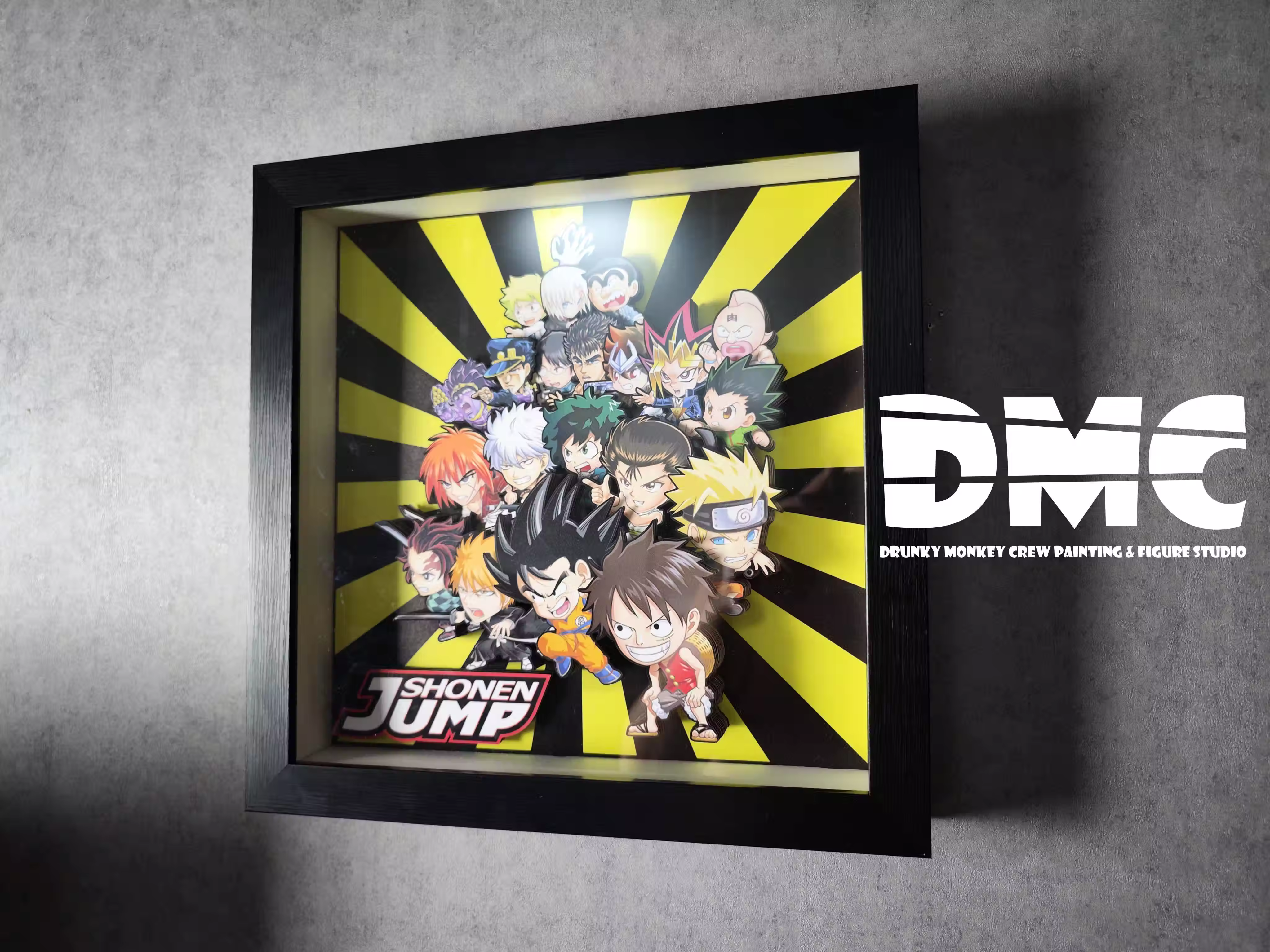 【In stock】DMN-031 3D Decorative Paint of Q Version 週刊少年ジャンプ Jump-Drunky Monkey Crew Studio