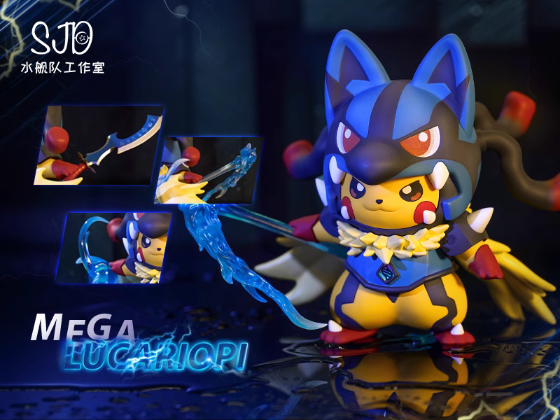 【Pre-sale】Mega Pikachu Cosplay Lucario-Pokemon-SJD Studio