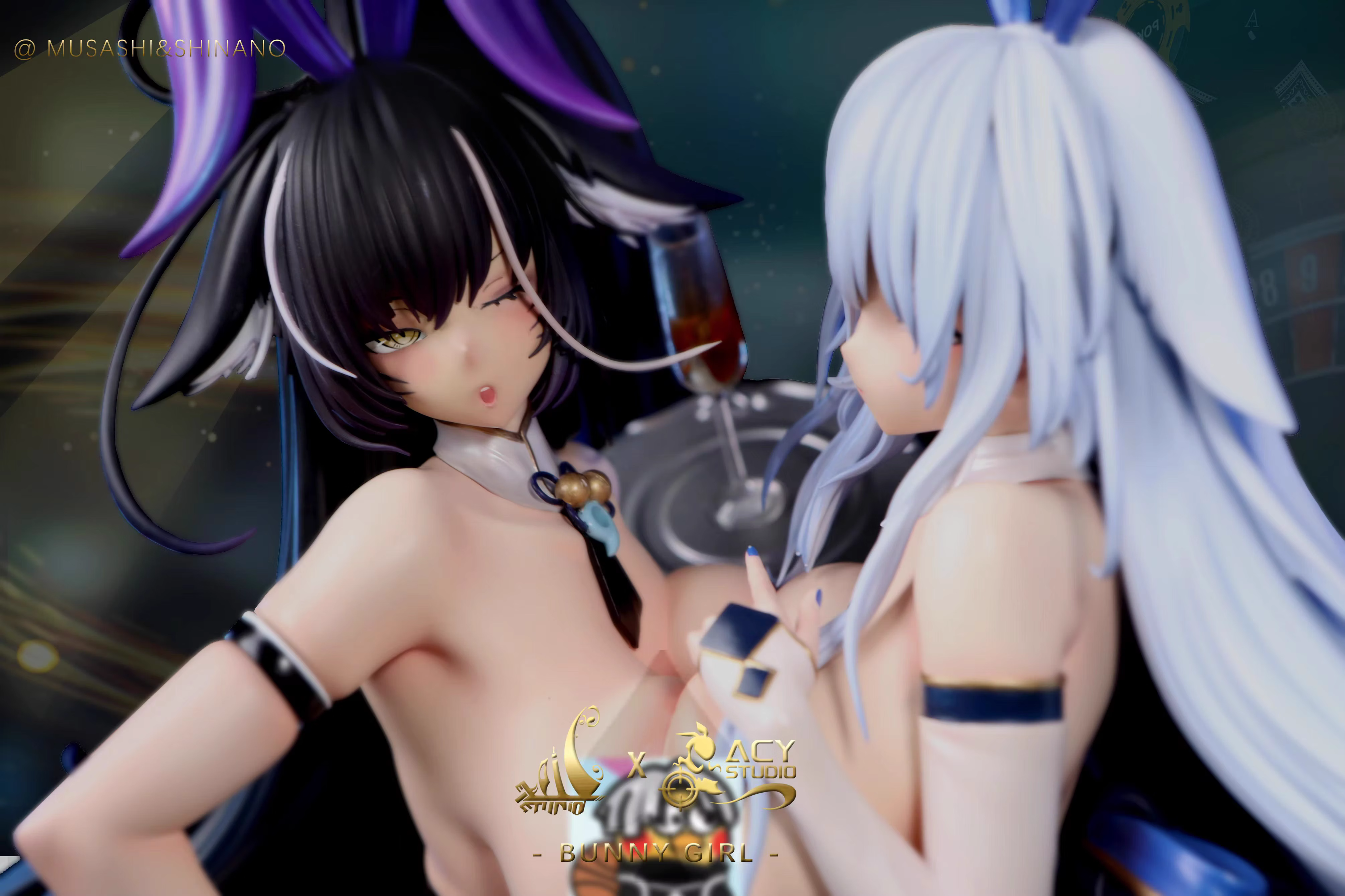 【Sold out】1/4 Scale Bunny Girl Musashi & Shinano-AzureLane-Xpic & Acy Studios
