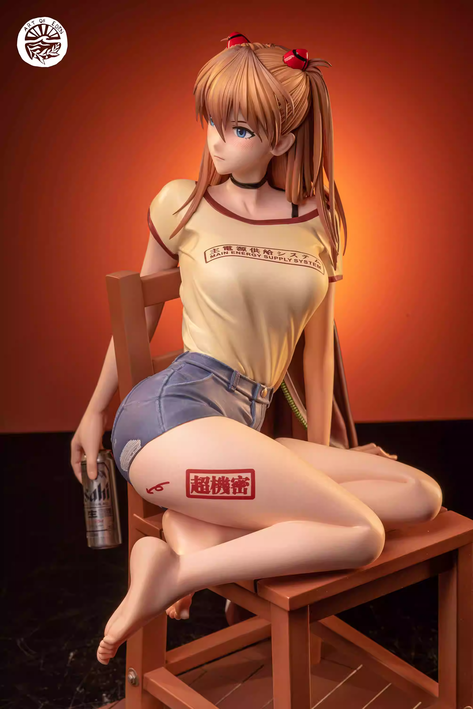 【Sold out】1/4 Scale Slightly Tipsy Asuka Langley Soryu-EVA-Art of Eden Studio
