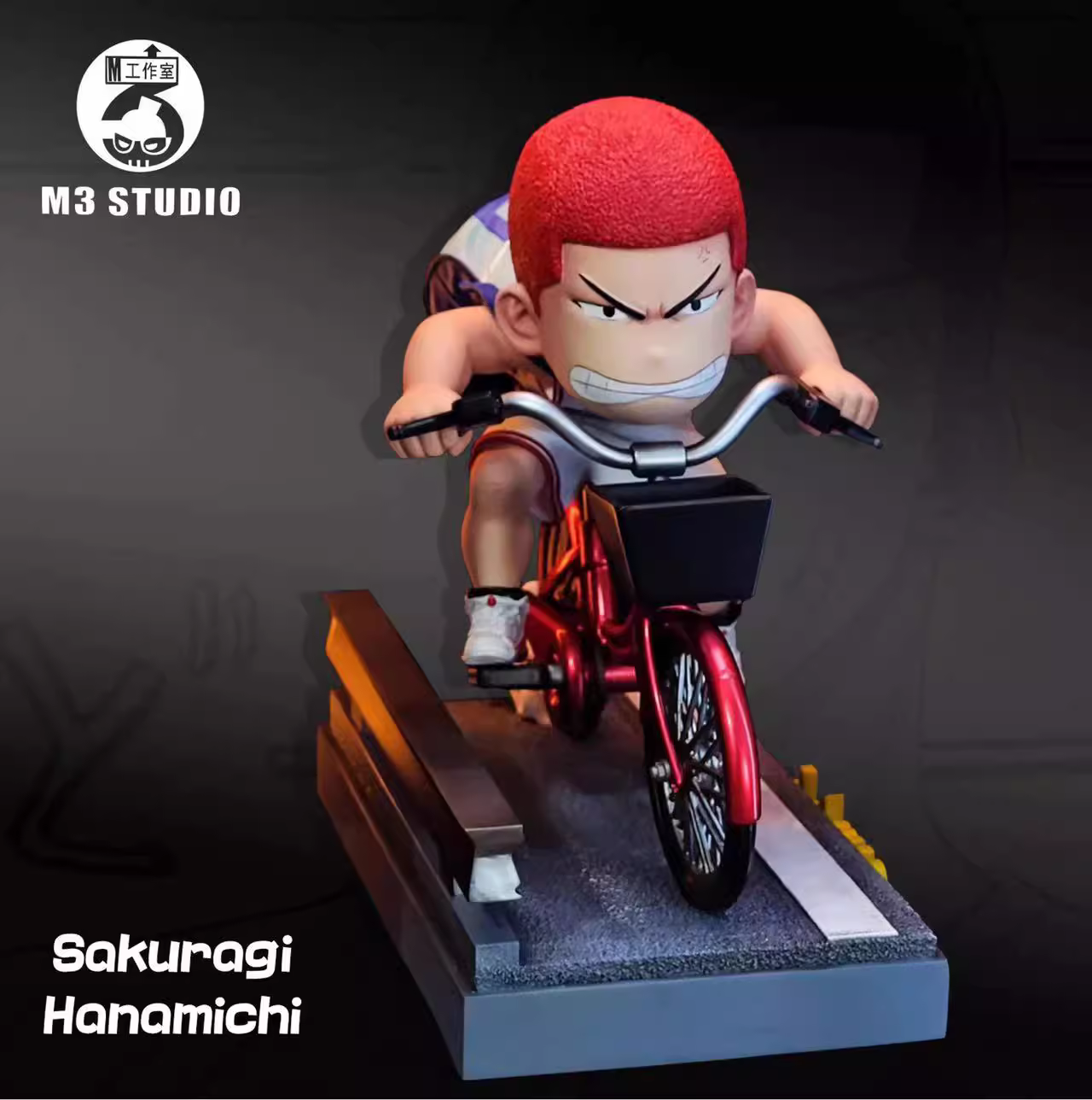 【Pre-sale】Q Version Bicycle Riding Sakuragi Hanamichi-Slam Dunk-M3 Studio