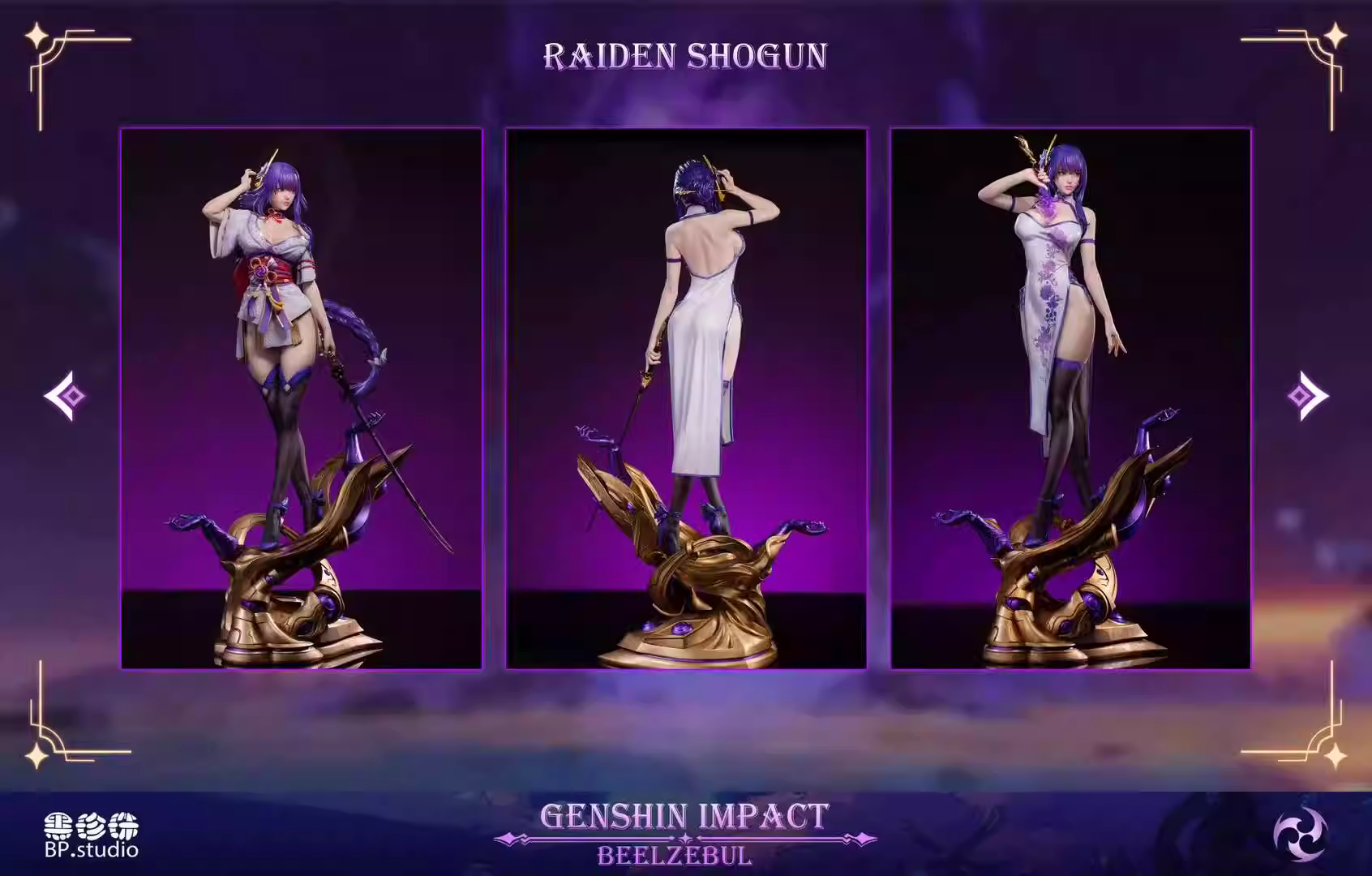 【Pre-sale】1/4 Scale Raiden Shogun-Genshin Impact-BP Girl Studio