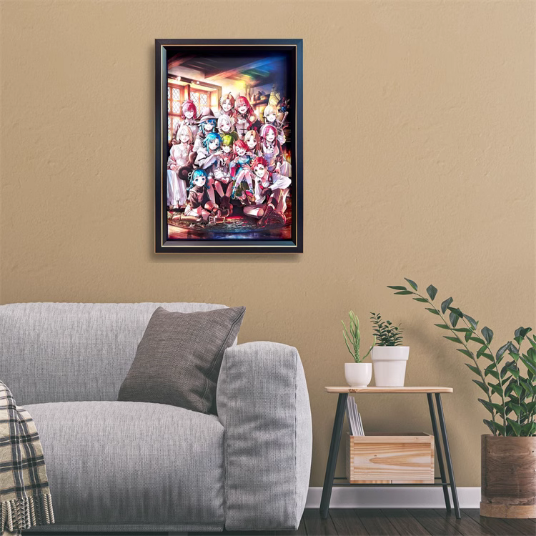 【In stock】3D Decorative Painting of Whole Characters in Mushoku Tensei：Jobless Reincarnation-AoTu Panda Studio