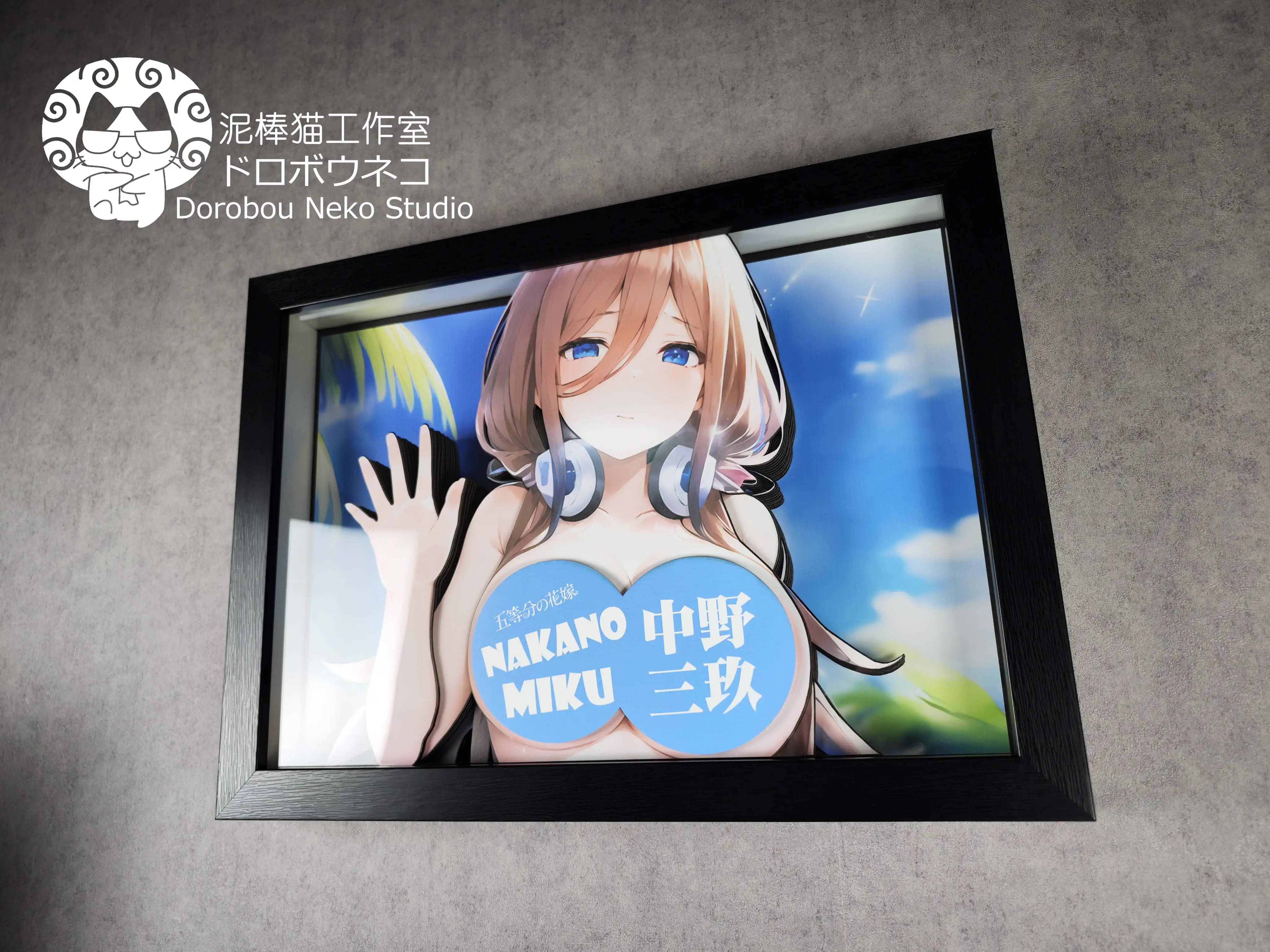 【In stock】DSOS-003 Decorative Painting of Nakano Miku-The Quintessential Quintuplets-Dorobou Neko Studio