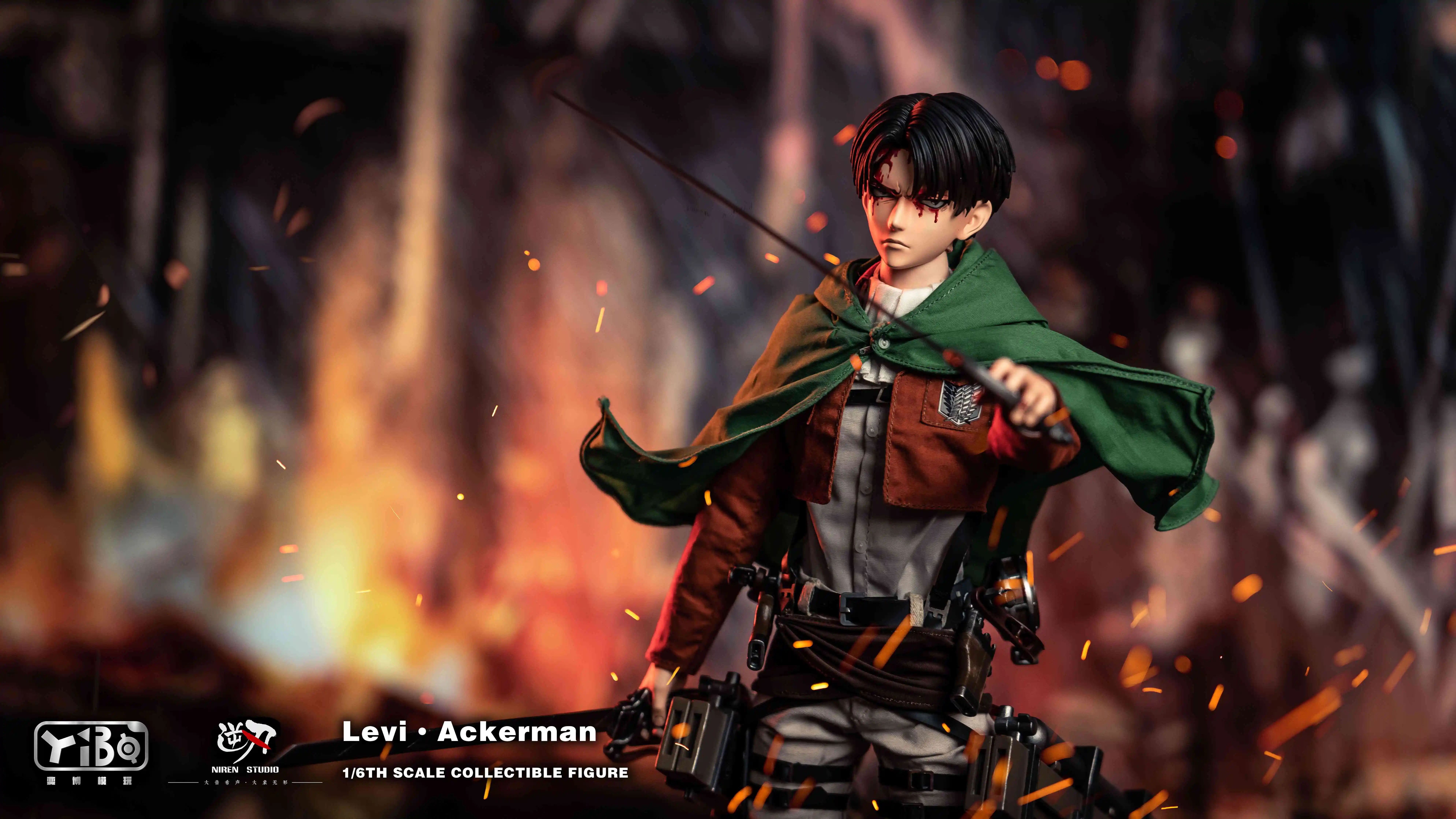 【In stock】1/6 Scale Levi Ackerman-Attack on Titan-Niren studio