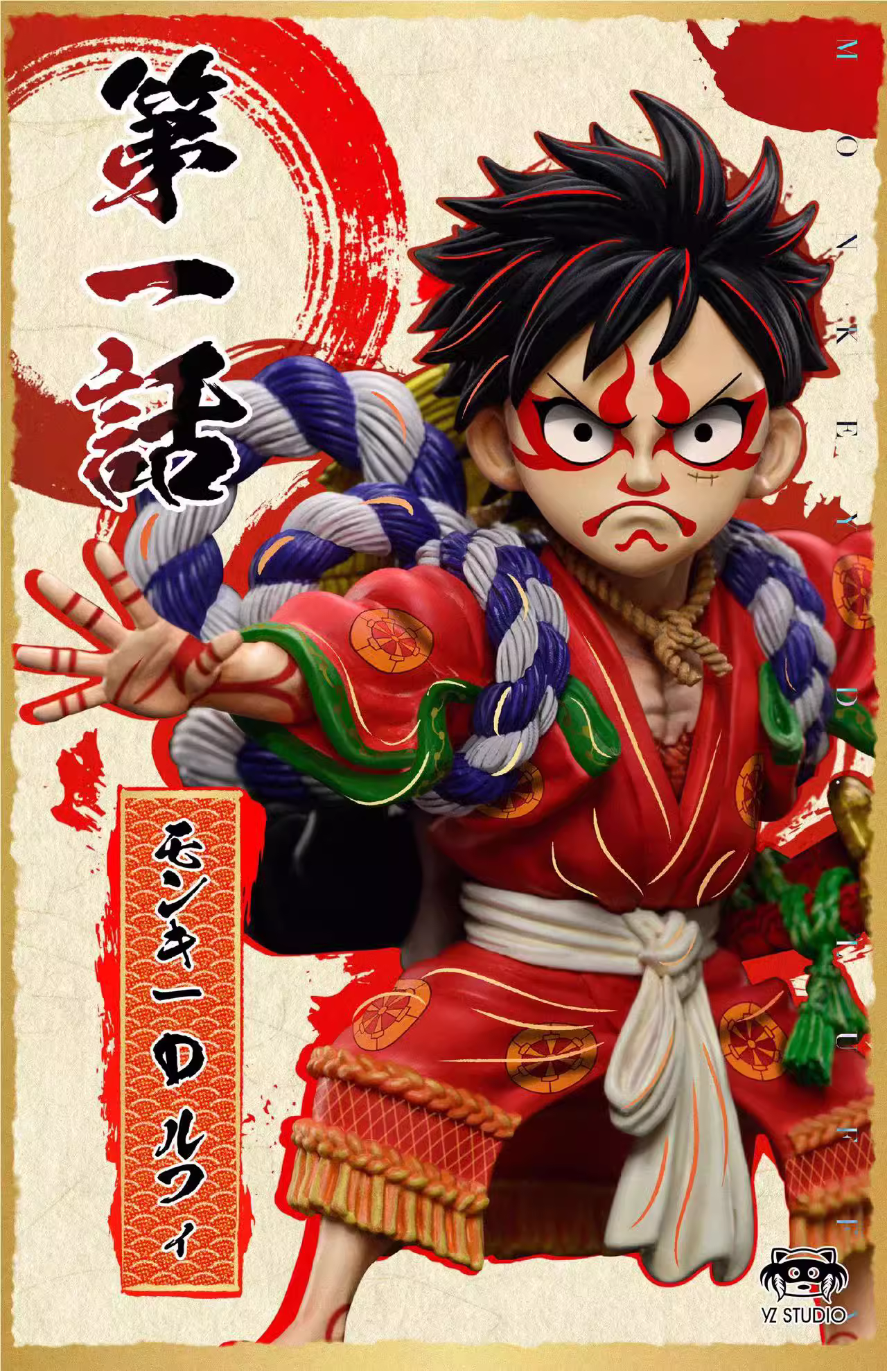 【Pre-sale】Kabuki Luffy-One piece-Yz Studio