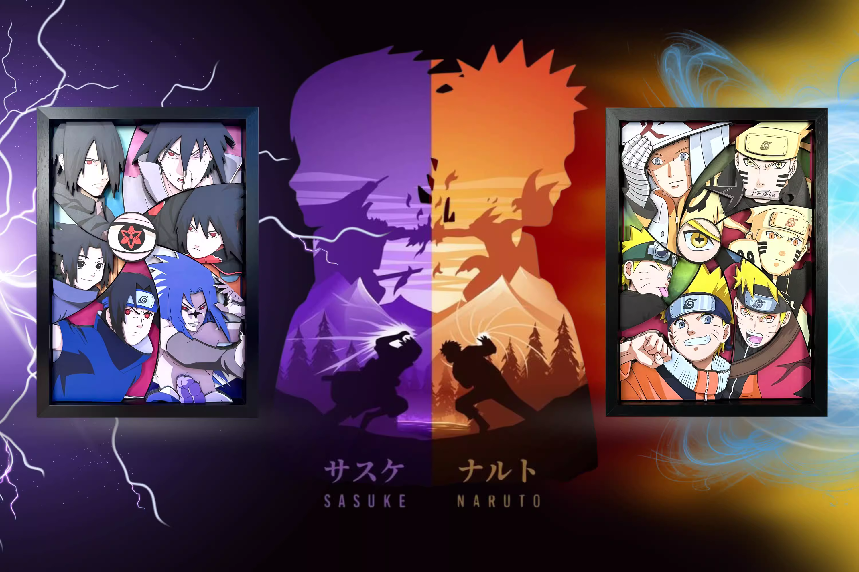 【In stock】Decorative Painting of Uchiha Sasuke-Aotu Panda