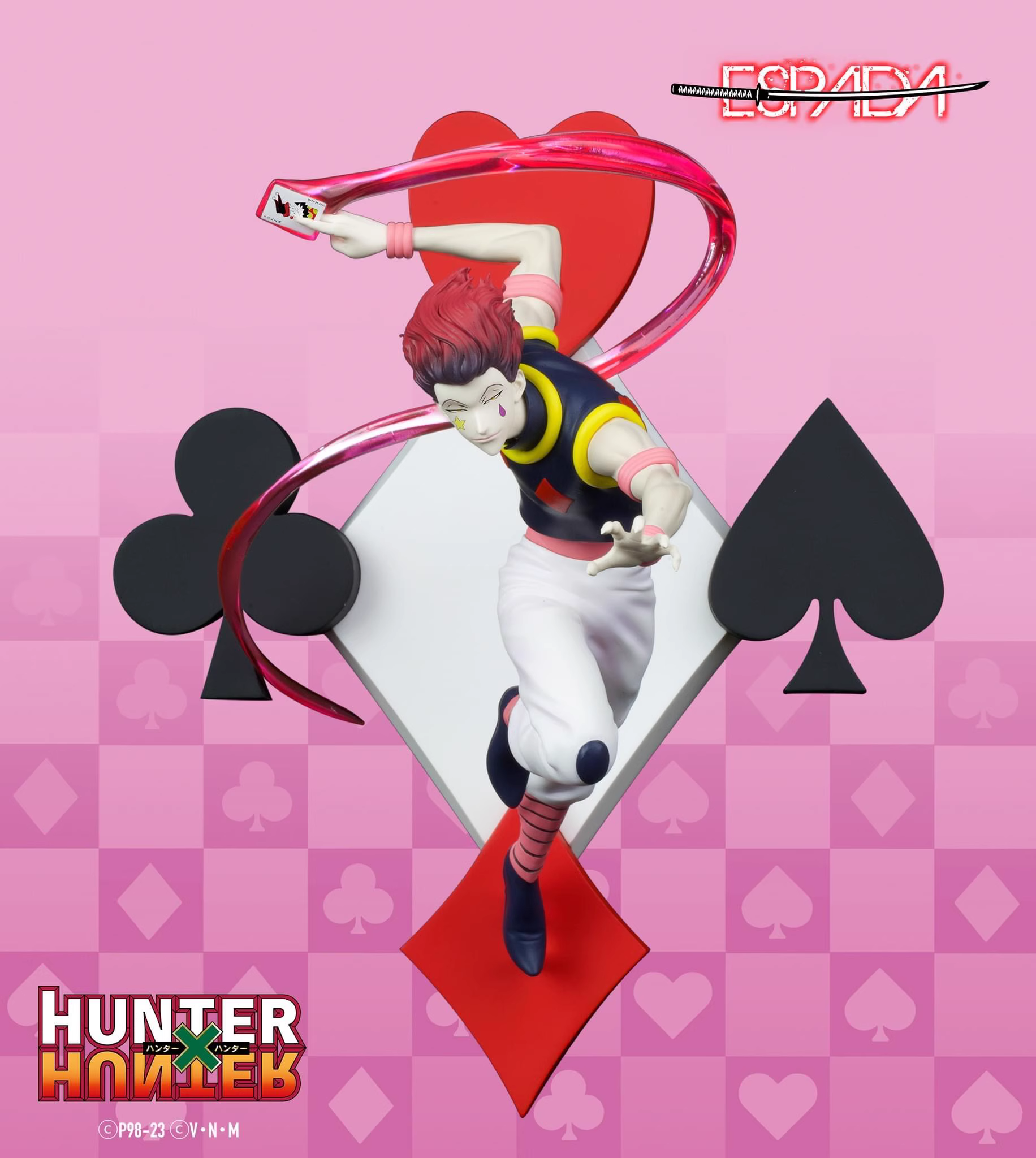 【Pre-sale】1/8 Scale Wall Hanging Hisoka-HUNTER×HUNTER-Espada Art Studio