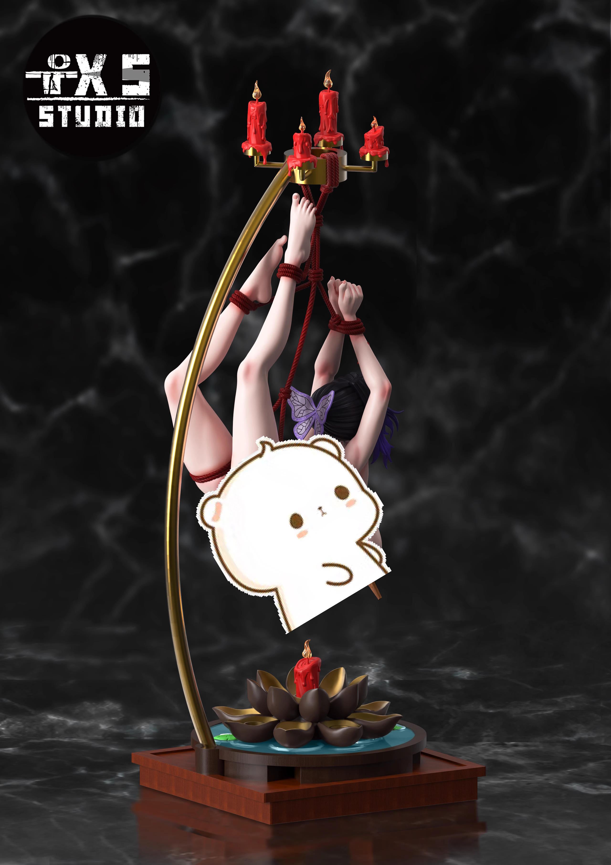 【Pre-sale closed】1/4 Scale Naked Hanging Kochou Shinobu-T.X.S Studio