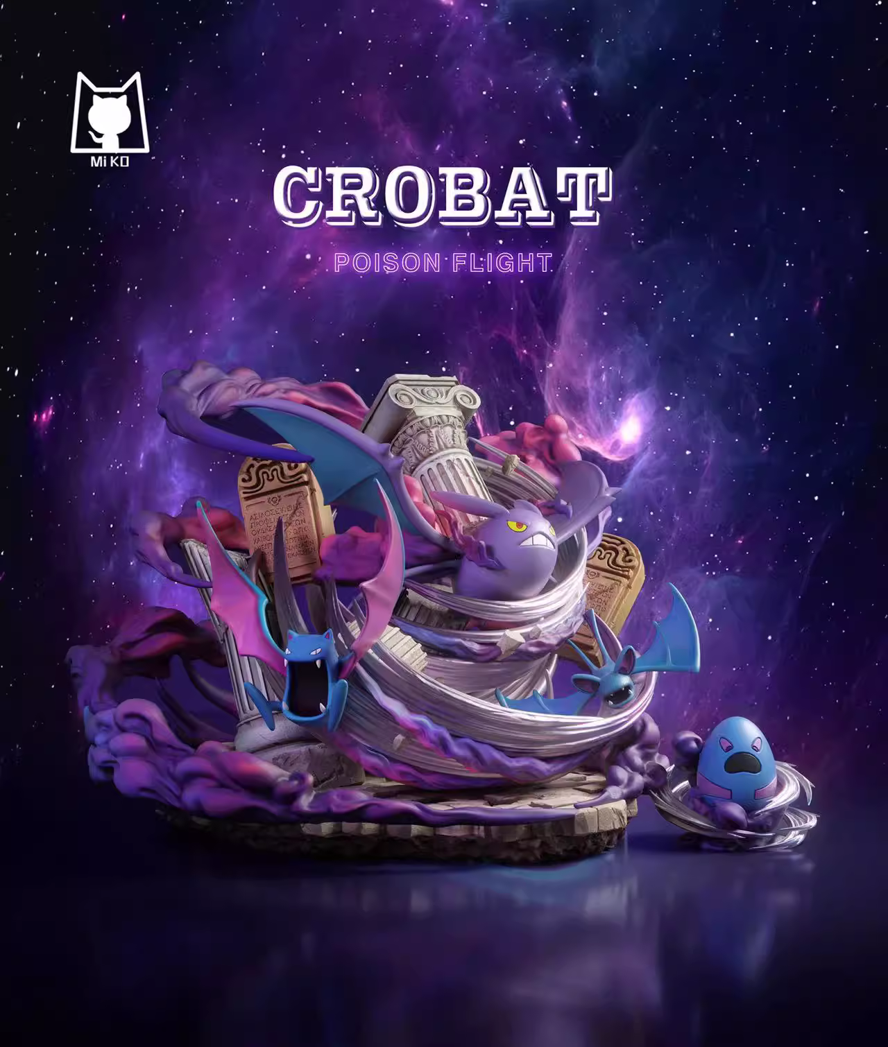 【Pre-sale】1/20 Scale Crobat Evolution Combination-Pokemon-MiKo Studio