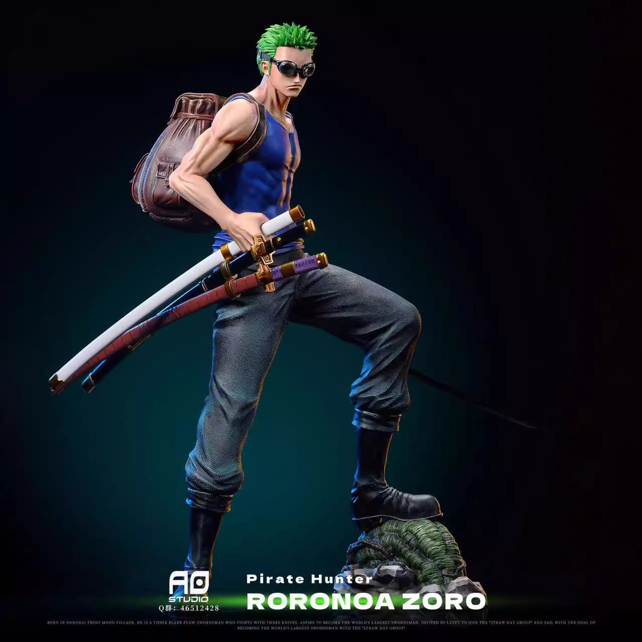 【Sold out no more】POP / 1/6 Scale Pirate Hunter Zoro-AO Studio