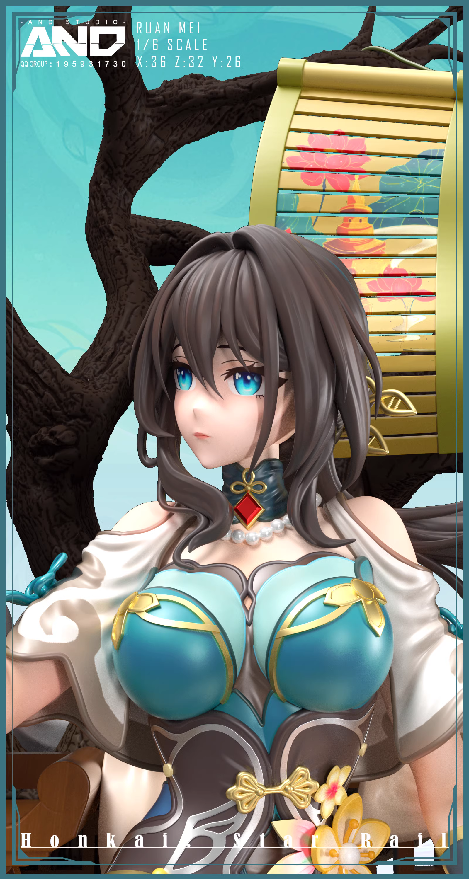 【Pre-sale】1/6 Scale Gentlewoman RUAN MEL-Honkai: Star Rail-AND Studio