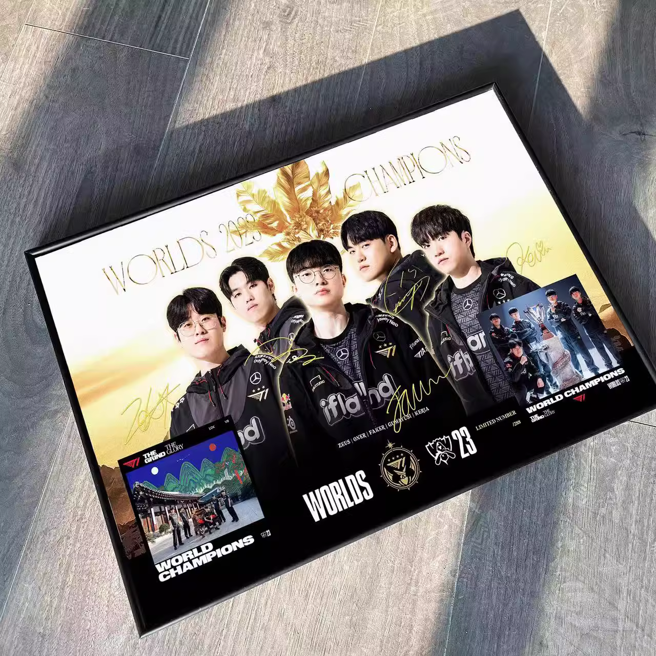 【In stock】Decorative Painting of 2023 League of Legends Team T1-League of Legends-Billion Birds Studio