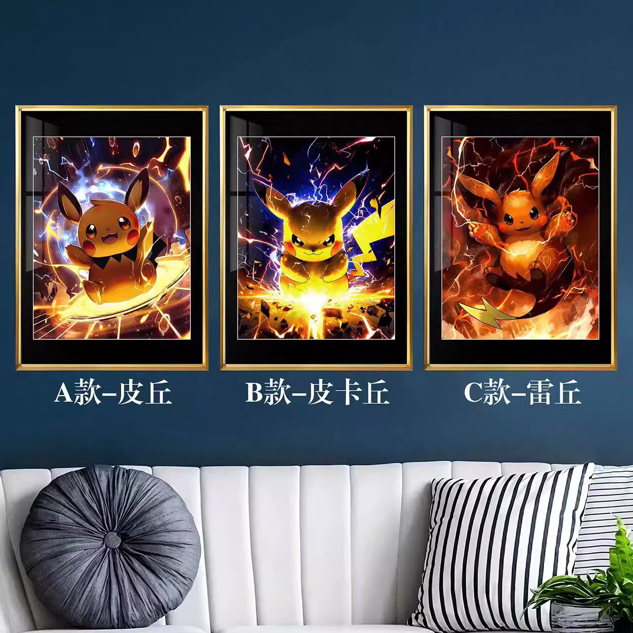 【In stock】Decorative Painting of Pikachu-Pokemon-Billion Birds Studio