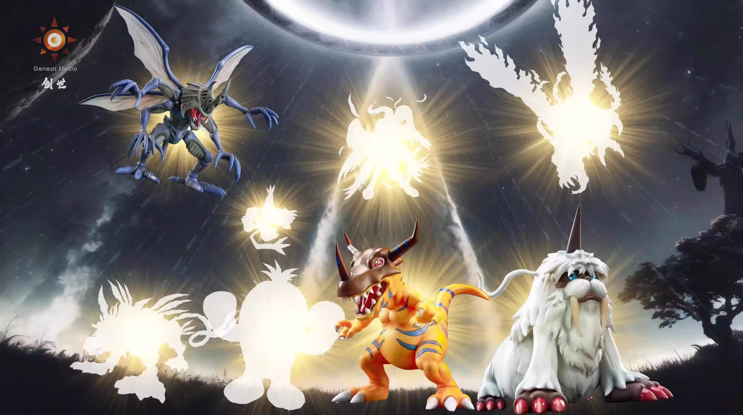 【Sold out】Ikkakumon & Gomamon-Digimon Adventure-Genesis Studio