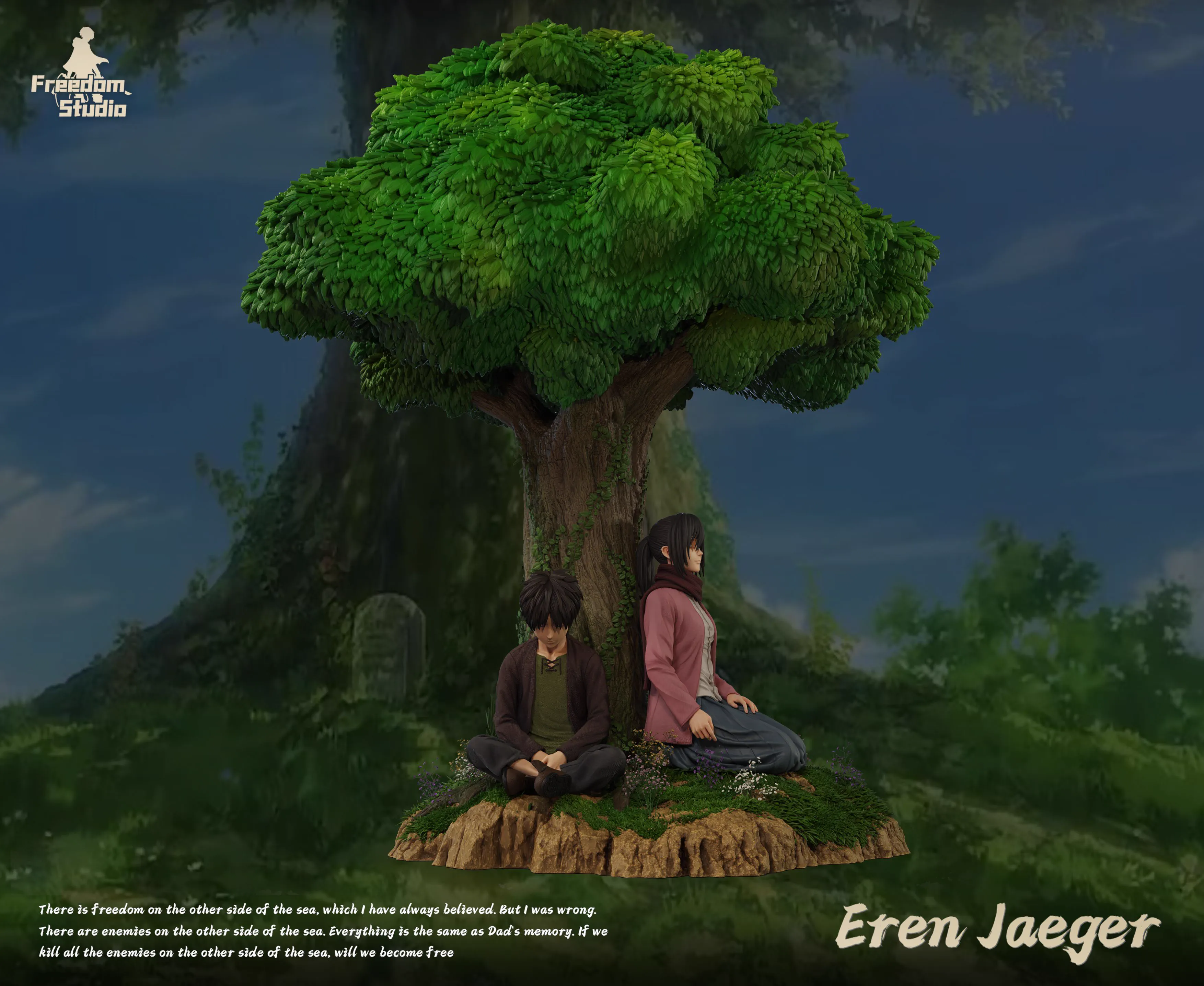 【Pre-sale】Sleeping Eren-Attack on Titan-Freedom studio